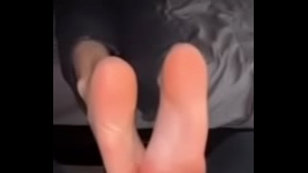 Jessica Using Her Sexy Size 10 Mexican Soles To Get A Feel Of His Cock