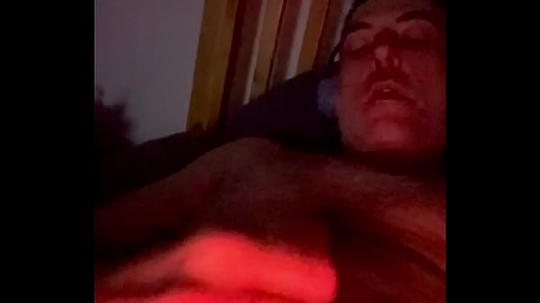 Rubbing my throbbing, huge cock and edging…
