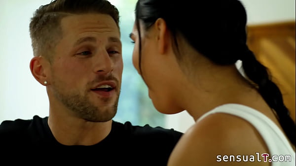 Sexy brunette busty tranyy get her dick sucked and her asshole pounded by huge dick – Roman Todd, Ember Fiera