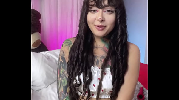 Your girlfriend makes a special video call for Valentine’s Day and plays with her tight ass
